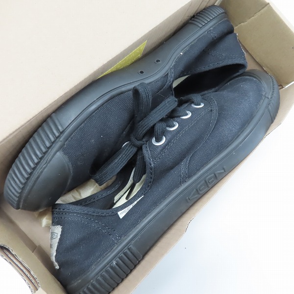 実際に弊社で買取させて頂いたKEEN/キーン MADERAS OXFORD/マデラス オックスフォード ローカット スニーカー ジェットブラック/23.0の画像 7枚目
