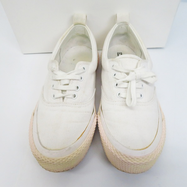 実際に弊社で買取させて頂いたCELINE/セリーヌ キャンバス地 レースアップスニーカー/40