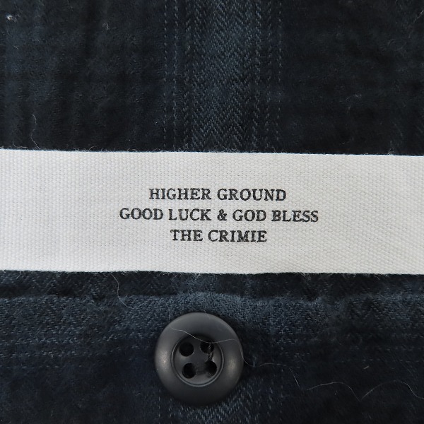 実際に弊社で買取させて頂いたTHE CRIMIE/クライミー 半袖 ボタンシャツ チェック柄 2点セットの画像 4枚目