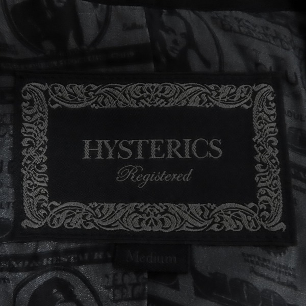 実際に弊社で買取させて頂いたHYSTERICS/ヒステリックス 1B ウール ジャケット 0532AJ01/Mの画像 2枚目