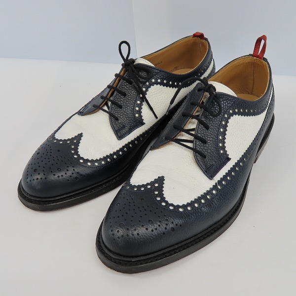 実際に弊社で買取させて頂いたBLACK FLEECE BY BROOKS BROTHERS/ブラックフリース 2toneウイングチップ シューズ 29237026/8D
