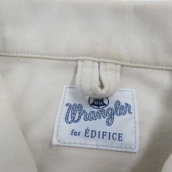 実際に弊社で買取させて頂いたWrangler×EDIFICE/ラングラー×エディフィス コットン ジャケット WS9084/Mの画像 2枚目
