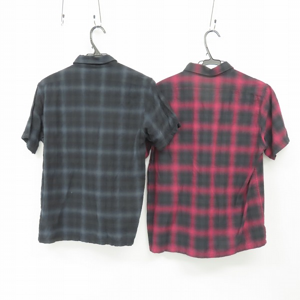 実際に弊社で買取させて頂いたTHE CRIMIE/クライミー 半袖 ボタンシャツ チェック柄 2点セットの画像 1枚目
