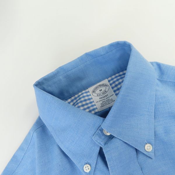 実際に弊社で買取させて頂いたBROOKS BROTHERS/ブルックスブラザーズ 長袖シャツ ブルー系 M/3点セットの画像 6枚目
