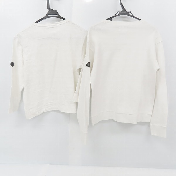 実際に弊社で買取させて頂いたTHE CRIMIE/クライミー 長袖Tシャツ/カットソー ホワイト/M 2点セットの画像 1枚目