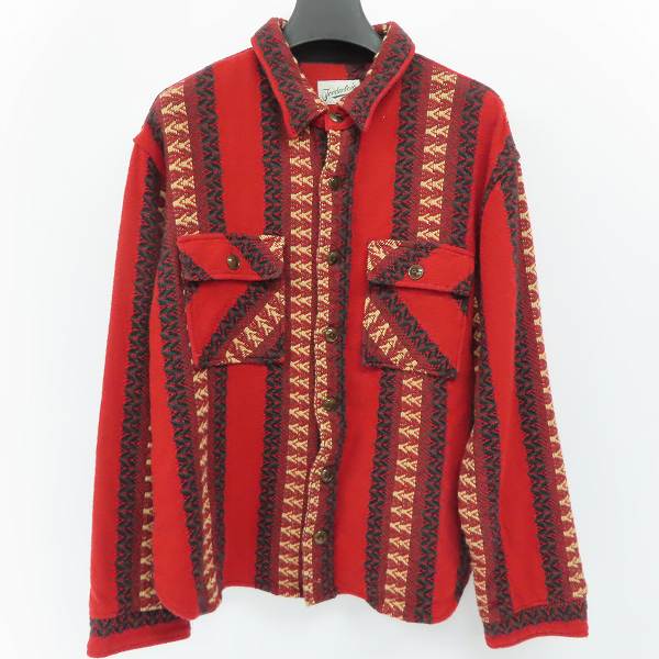 実際に弊社で買取させて頂いたTENDERLOIN/テンダーロイン ウール ネイティブ柄 T-NATIVE シャツジャケット/M