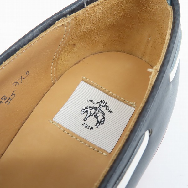 実際に弊社で買取させて頂いたBLACK FLEECE BY BROOKS BROTHERS/ブラックフリース Pebble Leather Tassel Loafers タッセルローファー 100029678/7.5Dの画像 4枚目