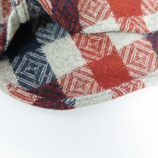 実際に弊社で買取させて頂いたTENDERLOIN/テンダーロイン ウール チェック柄 ジャケット/シャツ Sの画像 6枚目