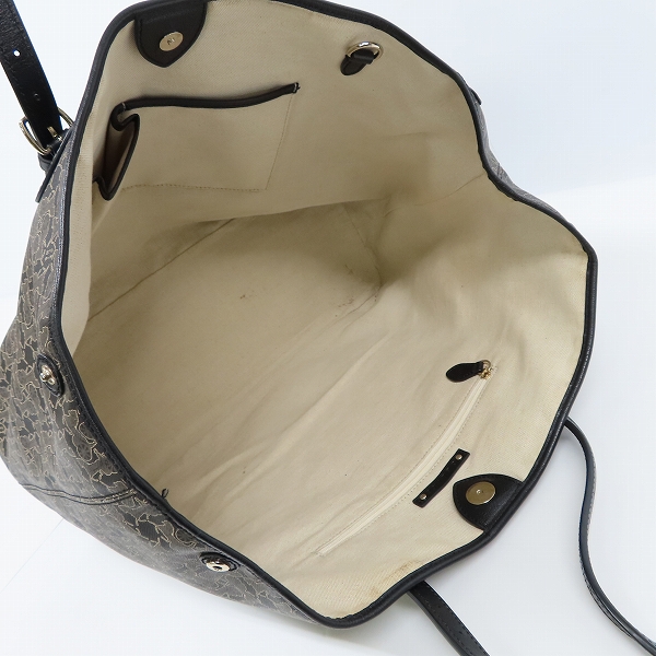 実際に弊社で買取させて頂いたCELINE/セリーヌ サルキー ロゴグラム トートバッグ 馬車柄の画像 4枚目