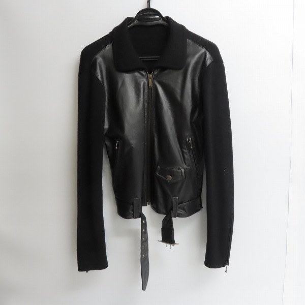 実際に弊社で買取させて頂いたHYSTERICS/ヒステリックス ジップアップ レザー ジャケット 2LB-6060/F