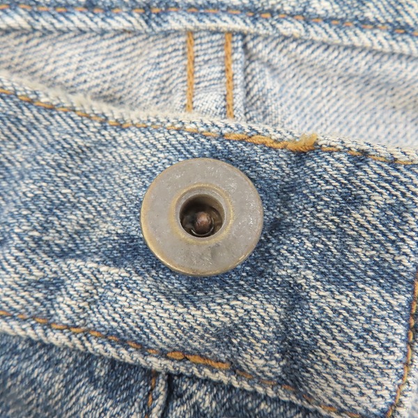 実際に弊社で買取させて頂いたIF SIX WAS NINE/イフシックスワズナイン ピアスデニム ハーフパンツ MUD MAX BEAR/1/2 351DK/28の画像 5枚目