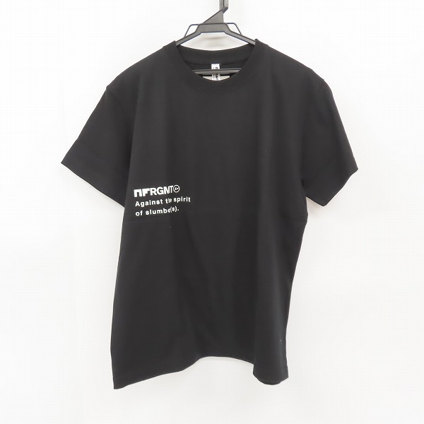 実際に弊社で買取させて頂いた【未使用】NF×FRAGMENT DESIGN/エヌエフ×フラグメントデザイン コラボ NFRGMT ロゴTシャツ ブラック/M