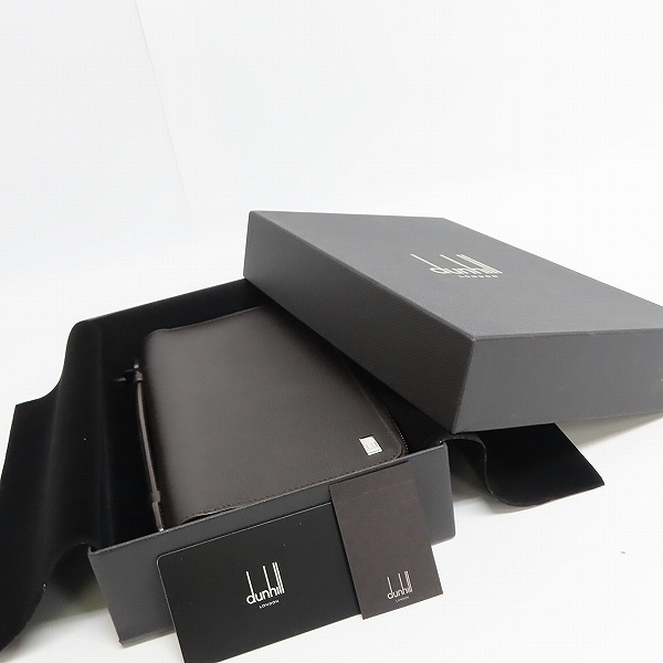 実際に弊社で買取させて頂いたdunhill/ダンヒル ダブルジップオーガナイザー セカンドバッグの画像 9枚目