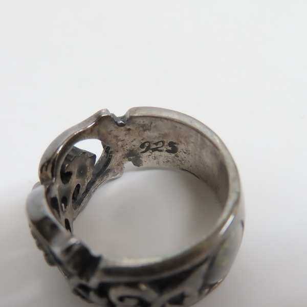 実際に弊社で買取させて頂いた【ギャラ付】LEATHERS & TREASURES/レザーズアンドトレジャーズ スクロールケルティックヴァインリング 13号の画像 6枚目