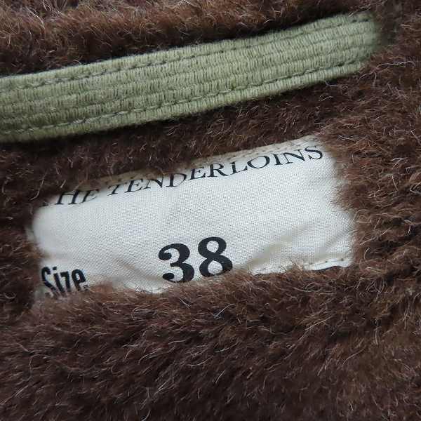実際に弊社で買取させて頂いたTENDERLOIN/テンダーロイン アルパカジャングルクロス N-1デッキジャケット/38(S)の画像 2枚目