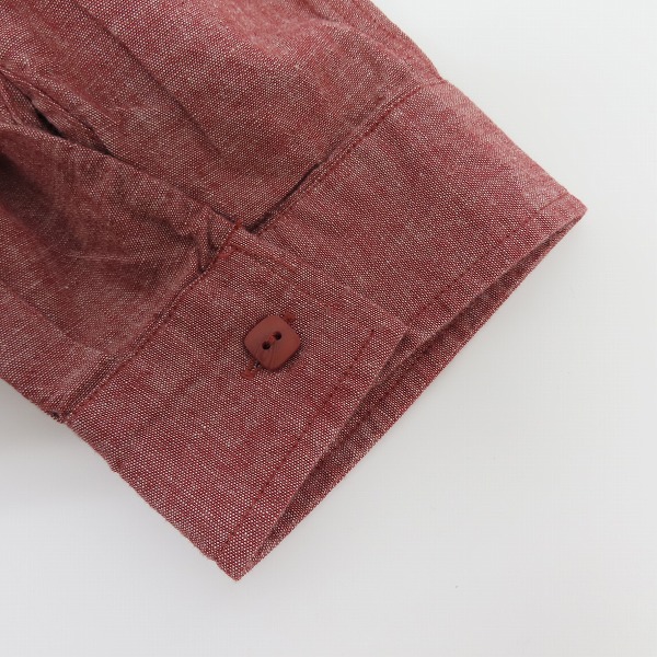 実際に弊社で買取させて頂いた 【未使用】TENDERLOIN/テンダーロイン STAND SHT CHAMBRAY スタンドカラー シャンブレーシャツ/Lの画像 5枚目