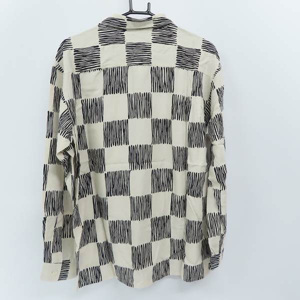 実際に弊社で買取させて頂いた【未使用】TENDERLOIN/テンダーロイン RAYON SHT C レーヨンシャツ ブラック/ホワイト/Sの画像 1枚目