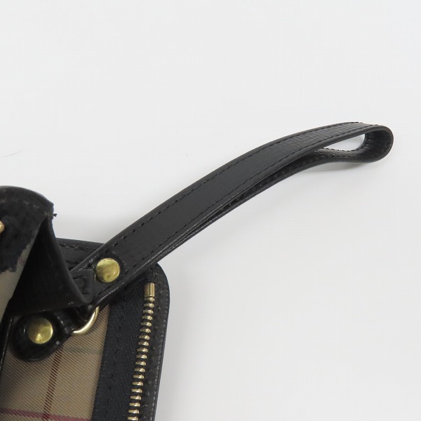 実際に弊社で買取させて頂いたBURBERRY/バーバリー クラッチバッグ/セカンドバッグ ブラックの画像 5枚目