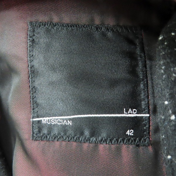 実際に弊社で買取させて頂いたLAD MUSICIAN/ラッドミュージシャン Pコート/ブルゾン 2212-367/42の画像 2枚目