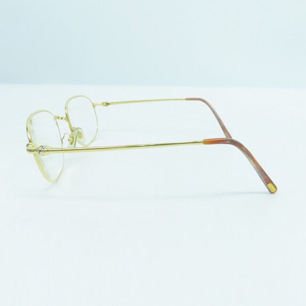 実際に弊社で買取させて頂いたCartier/カルティエ メガネ/アイウェア 度入り ゴールドの画像 2枚目