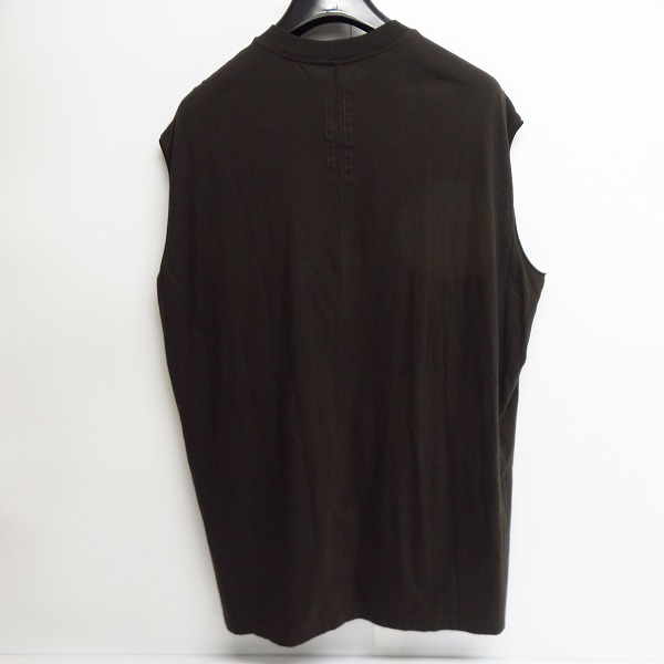 実際に弊社で買取させて頂いたRick Owens/リックオウエンス 20AW ノースリーブカットソー RU20F3160-JA/Sの画像 1枚目
