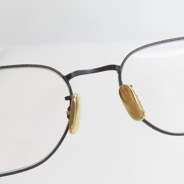 実際に弊社で買取させて頂いたOG×OLIVER GOLDSMITH/オージー バイ オリバーゴールドスミス Carpenter 度入り/眼鏡/メガネフレームの画像 3枚目