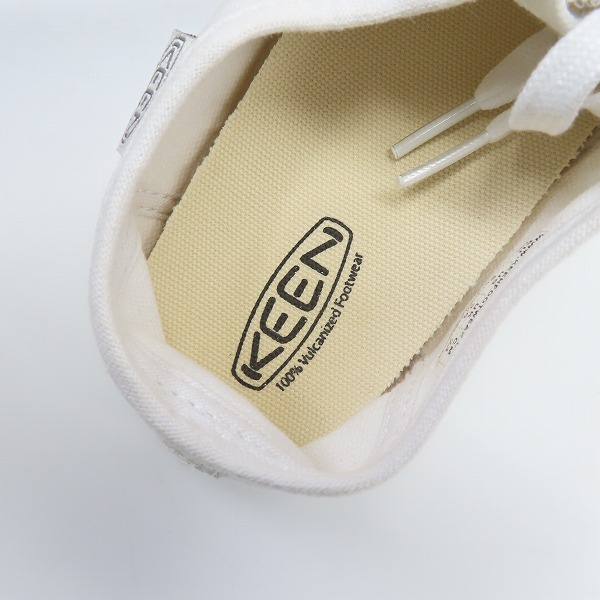 実際に弊社で買取させて頂いたKEEN/キーン MADERAS OXFORD/マデラス オックスフォード ローカット スニーカー ホワイト/23.0の画像 4枚目