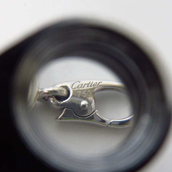 実際に弊社で買取させて頂いたCartier/カルティエ ラブチャーム ペンダントトップ K18WG/750×7Pダイヤモンドの画像 4枚目