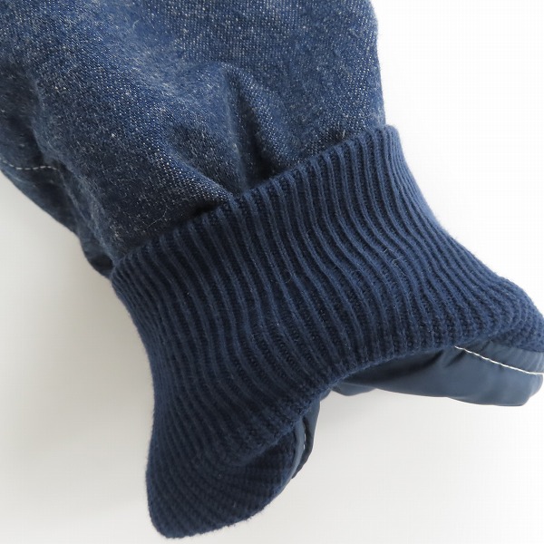 実際に弊社で買取させて頂いたTENDERLOIN/テンダーロイン 16AW デニム MA-1ダウンジャケット/Sの画像 7枚目