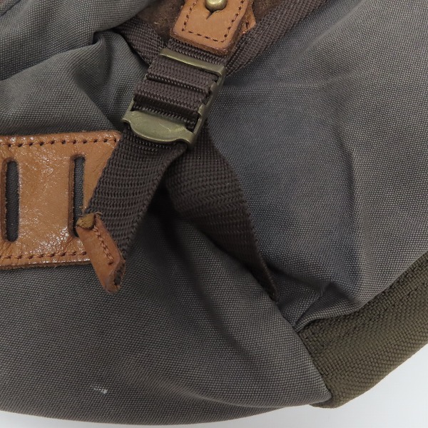 実際に弊社で買取させて頂いたmaster-piece/マスターピース レザー/キャンバス コンビネーション ボディバッグの画像 9枚目