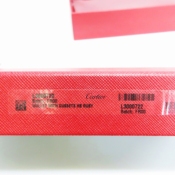 実際に弊社で買取させて頂いたCartier/カルティエ ハッピーバースデー 二つ折り 長財布 L3000722の画像 9枚目