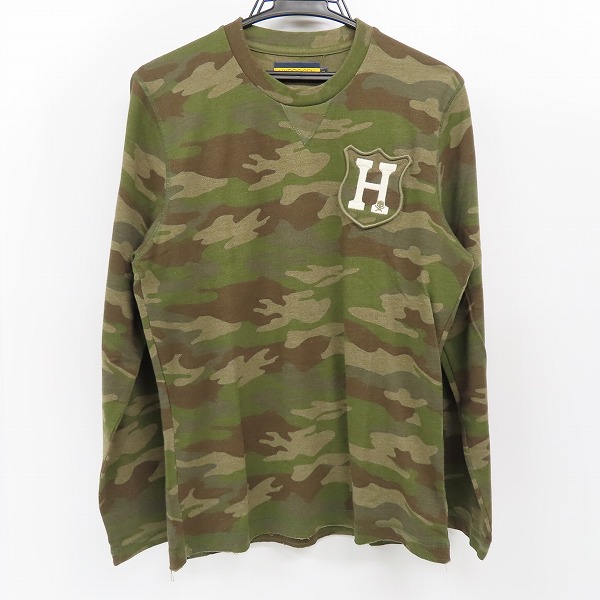 実際に弊社で買取させて頂いたHYDROGEN/ハイドロゲン パッチ付き迷彩長袖シャツ/S