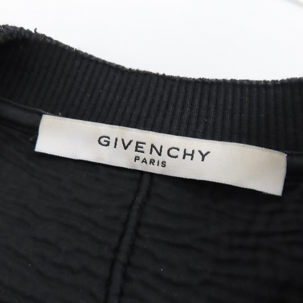実際に弊社で買取させて頂いた【JPタグ】GIVENCHY/ジバンシィ 16AW デストロイ ロゴプリントスウェットトレーナー 16F 7364 653/XSの画像 2枚目