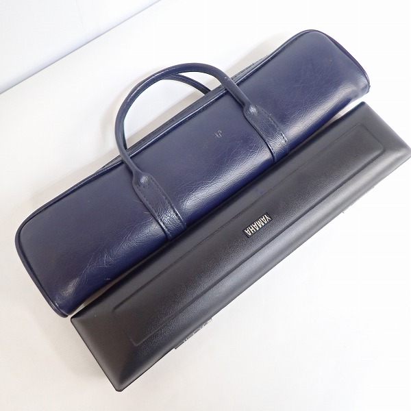 実際に弊社で買取させて頂いた【難有り】YAMAHA/ヤマハ YFL-31 フルート 頭部菅銀製 Eメカ付き ハードケース・ケースカバー付の画像 9枚目