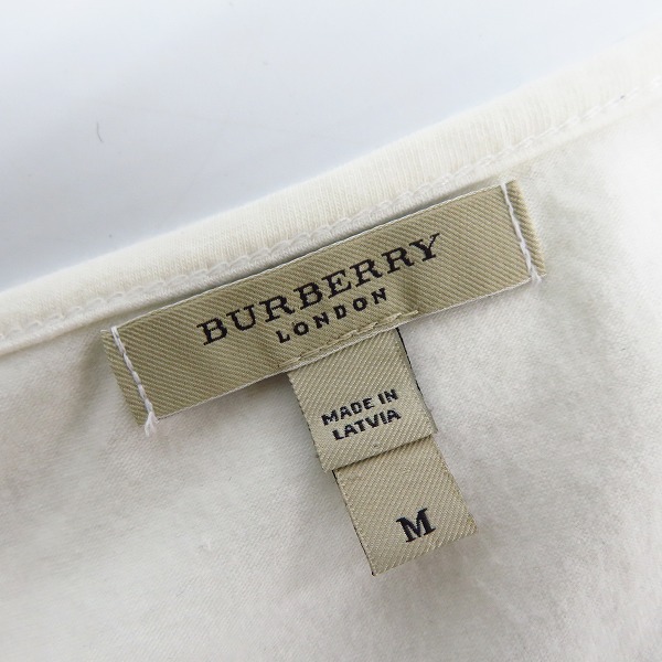 実際に弊社で買取させて頂いたBURBERRY LONDON/バーバリー ロンドン UネックカットソーMの画像 2枚目