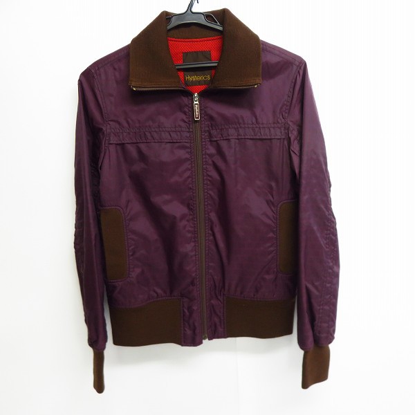実際に弊社で買取させて頂いたHysterics/ヒステリックス HS総柄 裏メッシュ ナイロンリブブルゾン 3AJ-2130/FREE