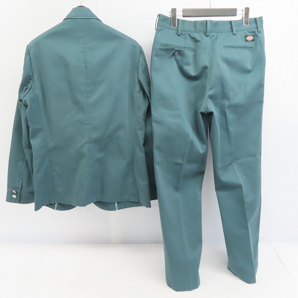 実際に弊社で買取させて頂いたThe Stylist Japan×Dickies/ザスタイリストジャパン×ディッキーズ セットアップ ジャケット/パンツ グリーン系/Sの画像 1枚目