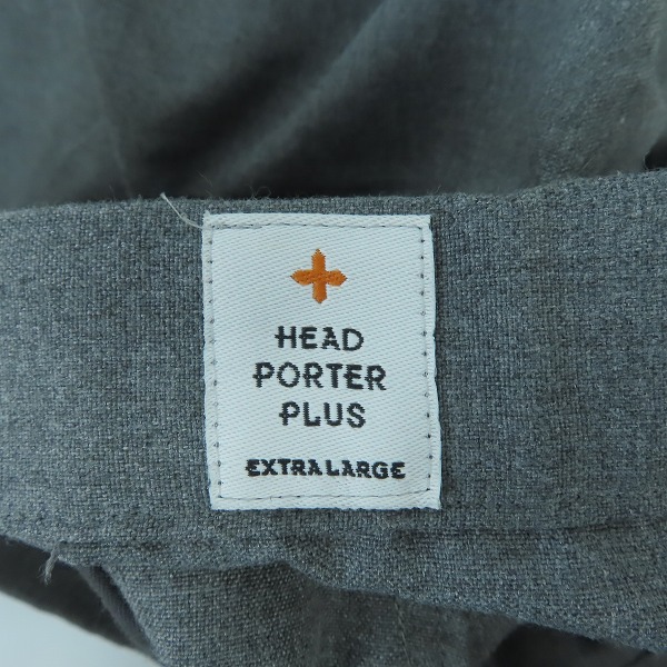 実際に弊社で買取させて頂いたHEAD PORTER PLUS/ヘッドポータープラス ワークパンツ/XLの画像 2枚目