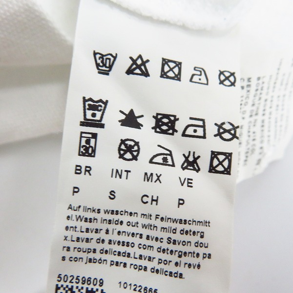 実際に弊社で買取させて頂いたHUGO BOSS/ヒューゴボス 柄切替 半袖ポロシャツ Sの画像 3枚目