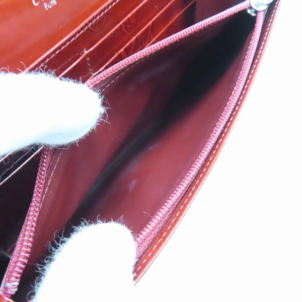 実際に弊社で買取させて頂いたCartier/カルティエ ハッピーバースデー 二つ折り 長財布 L3000722の画像 5枚目