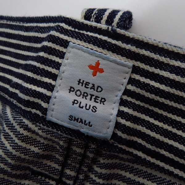 実際に弊社で買取させて頂いたHEAD PORTER PLUS/ヘッドポータープラス ストライプ柄 ハーフパンツ/Sの画像 3枚目
