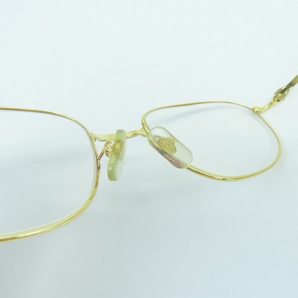 実際に弊社で買取させて頂いたCartier/カルティエ メガネ/アイウェア 度入り ゴールドの画像 3枚目