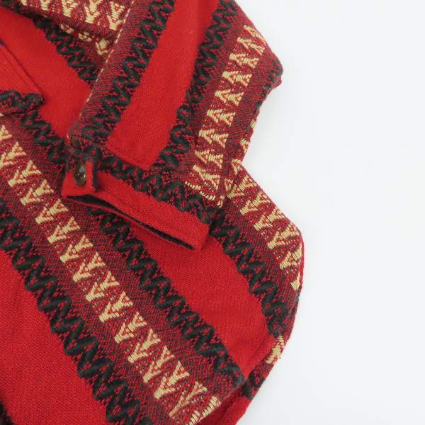 実際に弊社で買取させて頂いたTENDERLOIN/テンダーロイン ウール ネイティブ柄 T-NATIVE シャツジャケット/Mの画像 6枚目