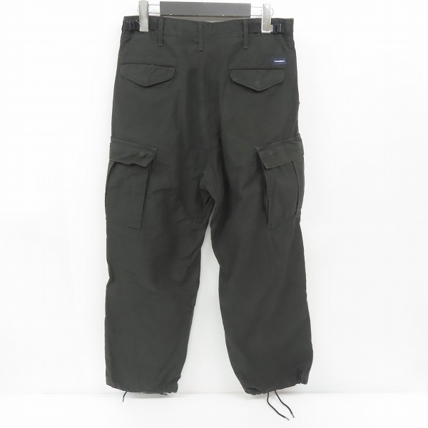 実際に弊社で買取させて頂いたDESCENDANT/ディセンダント カーゴパンツ ブラック/1の画像 1枚目