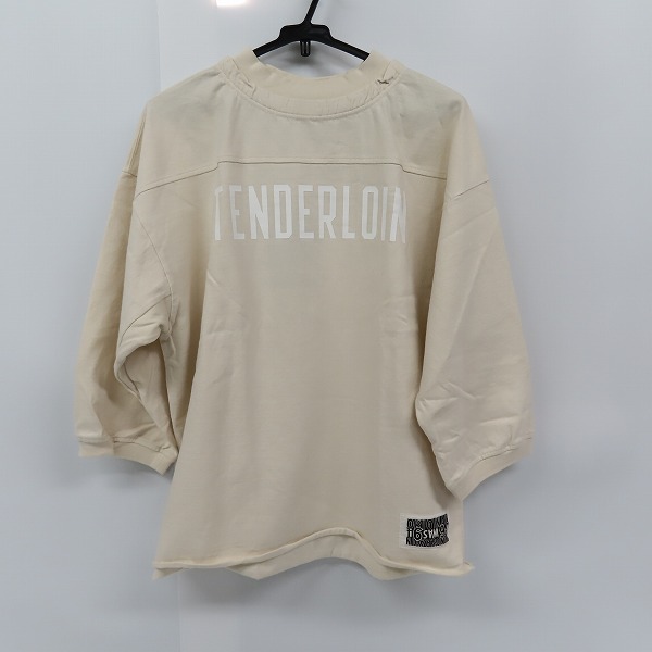 実際に弊社で買取させて頂いた【未使用】TENDERLOIN/テンダーロイン FOOTBALL SHT/フットボールシャツ カットソー NATURAL/M