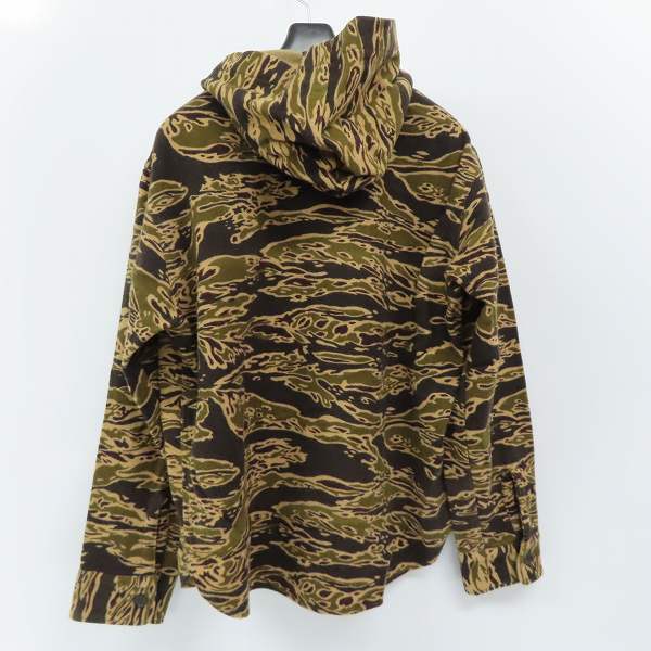 実際に弊社で買取させて頂いたTENDERLOIN/テンダーロイン 迷彩柄 フード付 シャツ Sの画像 1枚目