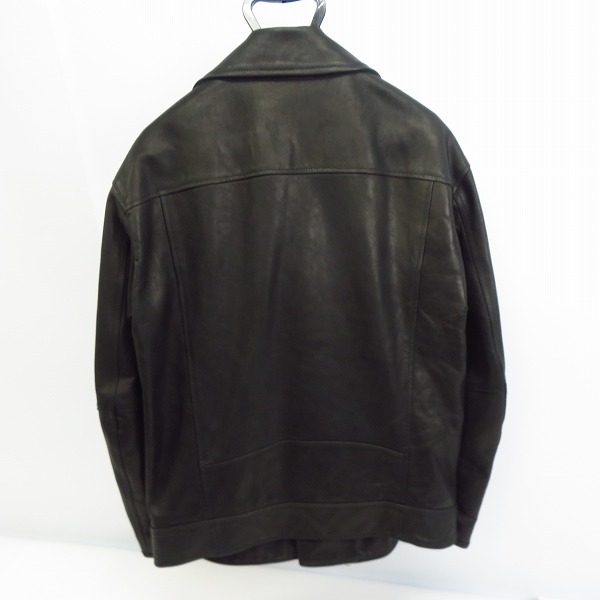 実際に弊社で買取させて頂いたDIESEL BLACK GOLD/ディーゼルブラックゴールド レザー ダブルライダース/48の画像 1枚目