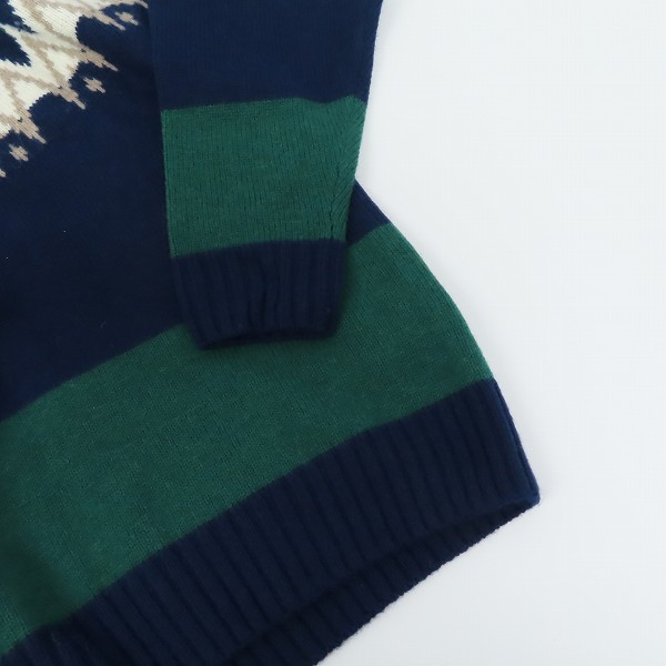 実際に弊社で買取させて頂いたWhite Mountaineering/ホワイトマウンテニアリング ROUND YOKE MULTI JACQUARD KNIT ニットセーター WM1873609/1の画像 5枚目