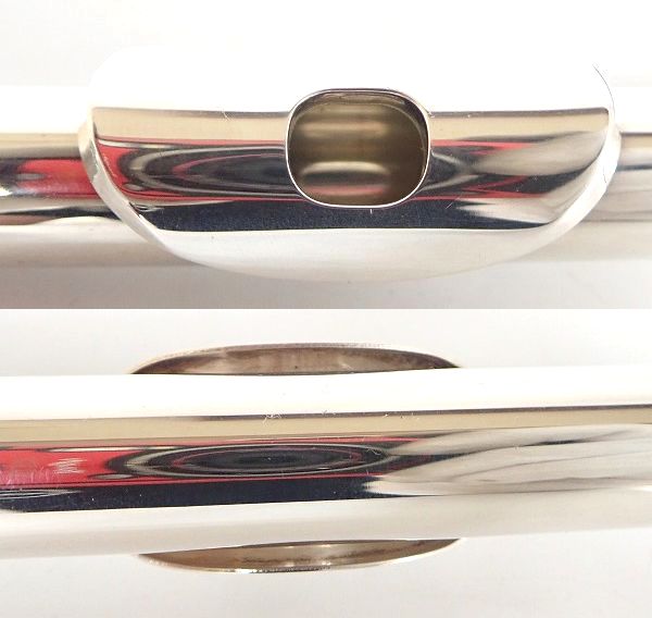 実際に弊社で買取させて頂いた【難有り】YAMAHA/ヤマハ YFL-31 フルート 頭部菅銀製 Eメカ付き ハードケース・ケースカバー付の画像 2枚目