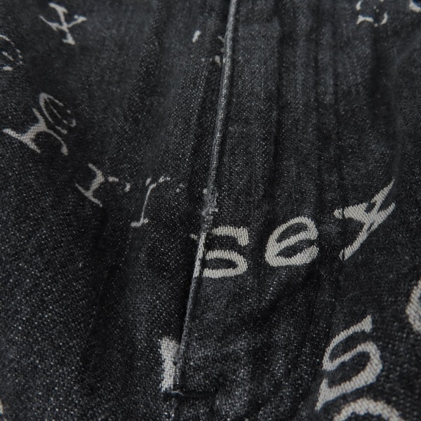 実際に弊社で買取させて頂いたHYSTERICS/ヒステリックス sex fuck タイプライター デニムパンツ 3AP-2883 Lの画像 8枚目